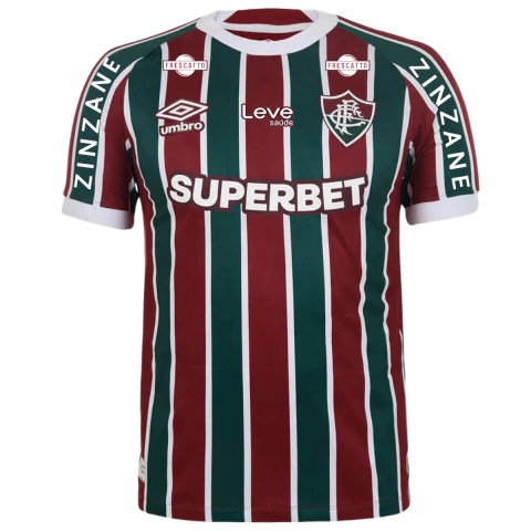 Camisa Fluminense I 25/26 - Com Patrocínio - Torcedor - Masculino - Grená