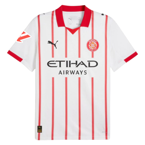 Camisa Girona I 25/26 - Com Patch La Liga - Torcedor - Masculino - Branca - comprar online