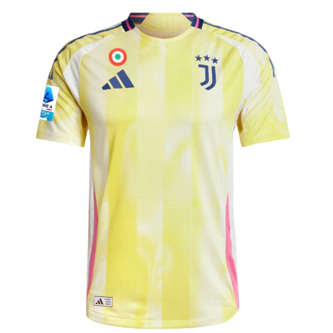 Camisa Juventus Away 24/25 - Com Patch Serie A - Torcedor - Masculino - Amarela