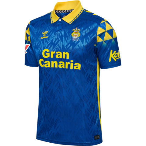 Camisa Las Palmas II 24/25 - Com Patch La Liga - Torcedor - Masculino - Azul