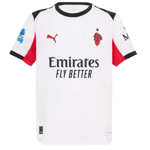 Camisa Milan II 25/26 - Com Patch Serie A - Torcedor - Masculino - Branca - comprar online