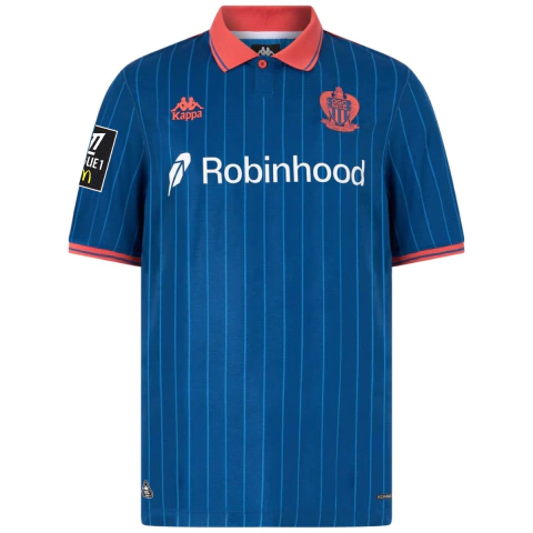 Camisa Nice III 25/26 - Com Patch League 1 - Torcedor - Masculino - Azul - comprar online