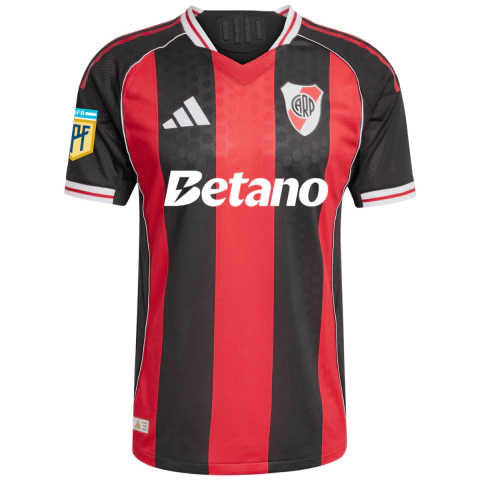 camisa river plate patch campeonato argentino, camisa river preta e vermelha 25/26, camisa reserva river plate 2025 oficial, camisa torcedor river masculina preta, camisa river adidas patch liga argentina, uniforme river plate 25/26 com patch campeonato, 