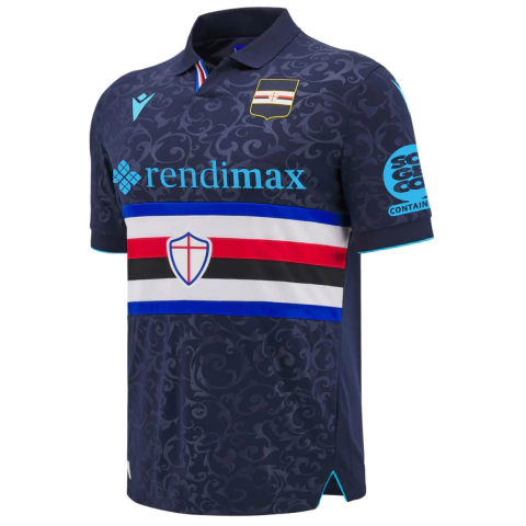 Camisa Sampdoria Third 24/25 - Torcedor - Masculino - Azul Marinho