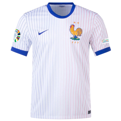 Camisa Seleção França Away 24/25 - Com Patch Eurocopa 2024 - Torcedor - Masculina - Branca