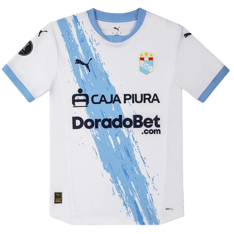 Camisa Sporting Cristal II 25/26 - Com Patch Libertadores 2025 - Torcedor - Masculino - Branca - comprar online