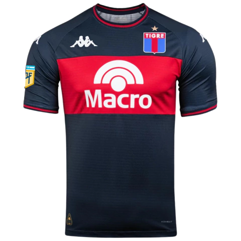 Camisa Tigre I 25/26 - Com Patch Campeonato Argentino - Torcedor - Masculino - Azul Marinho - comprar online