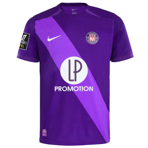 Camisa Toulouse I 24/25 - Com Patch Ligue 1 - Torcedor - Masculino - Roxo