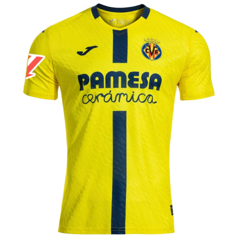 Camisa Villarreal I 25/26 - Com Patch La Liga - Torcedor - Masculino - Amarela - comprar online