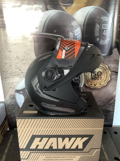 Casco Hawk RS5 VECTOR NEGRO MATE