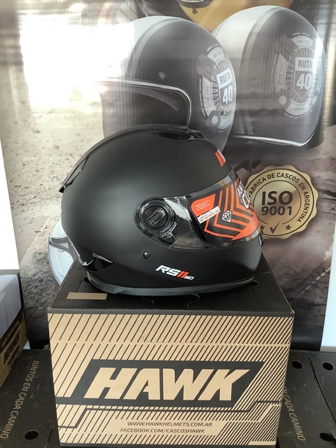 Casco Hawk RS11 NEGRO MATE