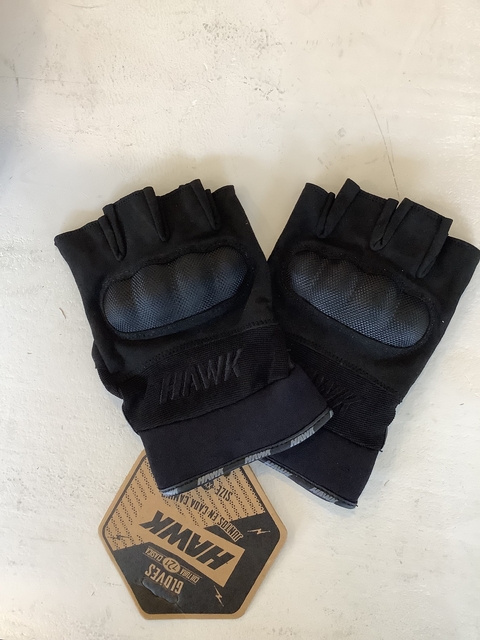 Guantes HAWK ARMY SHORT FINGER BLACK