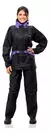 TRAJE DE LLUVIA FEMENINO C/ CUELLO Y CINTO