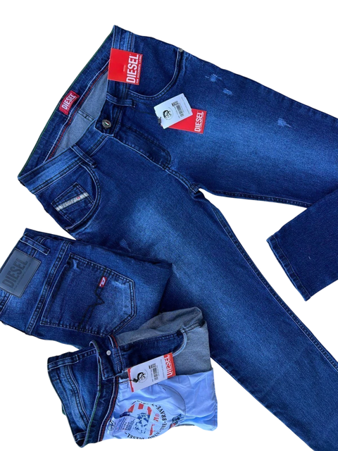 calça Jeans masculina primeira linha premium DSL 98% algodão 2% elastano modelo slim fit - comprar online