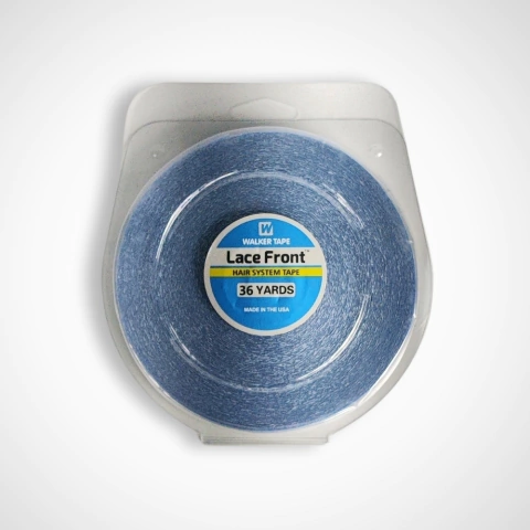 Fita Adesiva Azul Prótese Capilar Mega Hair 36 Metros 8mm de Largura