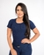 BLUSA MANGA GOLA O - AZUL MARINHO