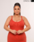 VESTIDO MIDI ALCINHA PLUS - TERRACOTO - loja online