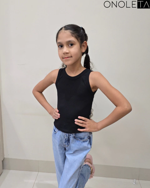 REGATA INFANTIL - PRETO