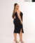 VESTIDO MIDI ALCINHA PLUS - PRETO - comprar online