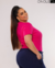 BLUSA MANGA PLUS SIZE - PINK na internet