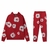 Conjunto Moletom Denim Tears The Cotton Wreat Red