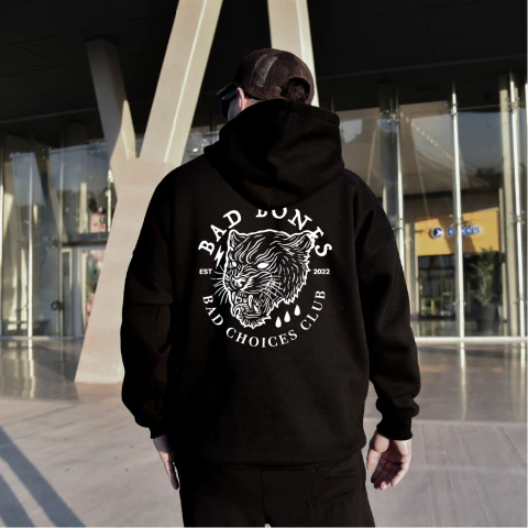 Buzo Canguro Oversize- NEGRO - BCC - comprar online