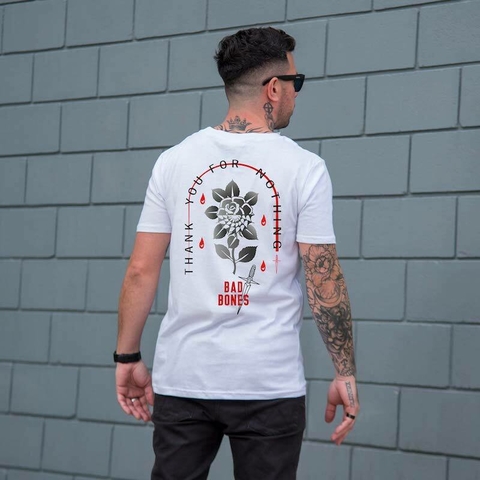 REMERA WHITE - THANK YOU 4 NOTHING