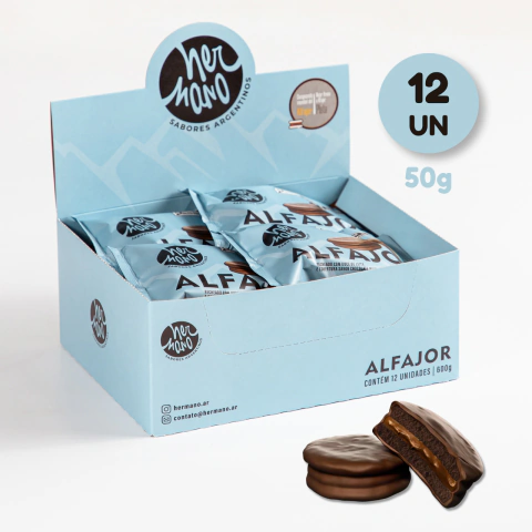 Alfajor Hermano Preto · 12un