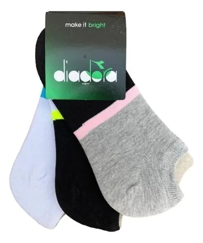 Diadora 17023/1 SOQUETE PIQUE DAMA PACK X3 - comprar online