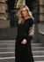 Vestido manga Bordado 20494 - Preto - She Brand