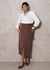 Saia Risca de Giz Marron - 60120 - comprar online