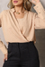 Blusa Crepe Bege 30834 - She Brand