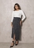 Saia Risca de Giz Preta - 60120 - comprar online