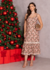 Vestido bordado bicolor - 20481