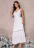 Vestido Laise busto transpasse branco - 20488 - She Brand