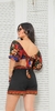 Cropped Nó - Inverno Flor - 373 - Valentina Brand