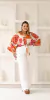 Blusa Alice - Florescer - Plus Size - 347 - Valentina Brand