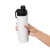 Imagem do Squeeze de alumínio personalizado 750 ml branco com tampa emborrachada alça