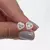 AROS PASANTE CORAZON CUBICS PLATA 925