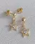 AROS STAR BAÑADPS EN ORO 18K