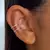PAR DE CUFF SHAPE PLATEADOS