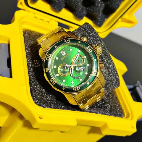 Pro Diver Dourado/Verde