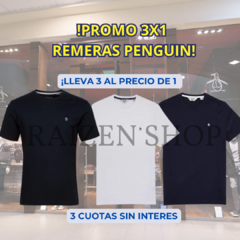 PACK X3 REMERAS PENGUIN ¡OFERTA 3X1!