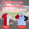 ¡¡NUEVA CAMISETA ALTERNATIVA TRICOLOR RIVER PLATE 2025 + ROMPEVIENTO !OFERTA 2X1! - comprar online
