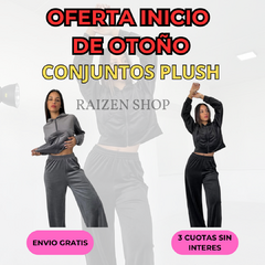 CONJUNTO PLUSH - DESCUENTO POR OTOÑO! - comprar online