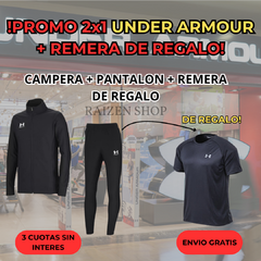 PANTALON UNDER ARMOUR + CAMPERA UNDER ARMOUR + REMERA DE REGALO! ¡PROMO 2X1 + REGALO! - comprar online