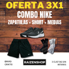 PACK COMPLETO NIKE: ZAPATILLAS + SHORT + MEDIAS DE REGALO ¡OFERTA 3X1! - comprar online