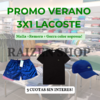 OFERTA 3X1 LACOSTE! - MALLA + REMERA CLASICA + GORRA COLOR SORPRESA! (ELEGIR COLOR DE MALLA LUEGO DE AGREGAR AL CARRITO)