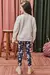 CONJUNTO MENINA BLUSAO MOLETOM PELUCIA E LEGGING KUKIE 79677 - comprar online