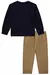 CONJUNTO MASCULINO CAMISETA E CALÇA CANELADO LUCBOO 80794 na internet